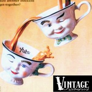 Vintage Bailey's Creamer and Sugar